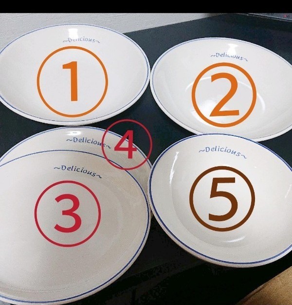 サラダボウル スープ皿 カレー皿 プレート　5枚セット