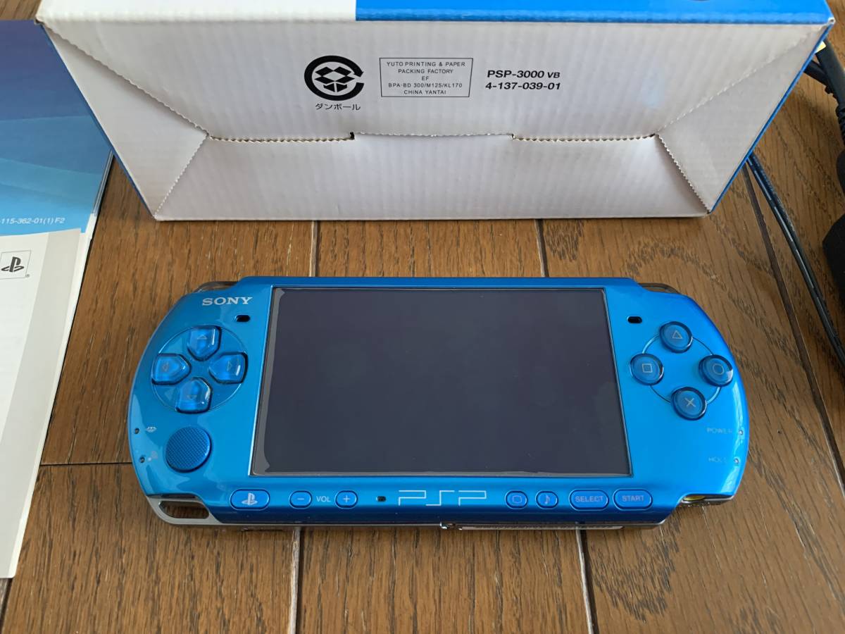 PSP-3000  ブルー  ジャンク品