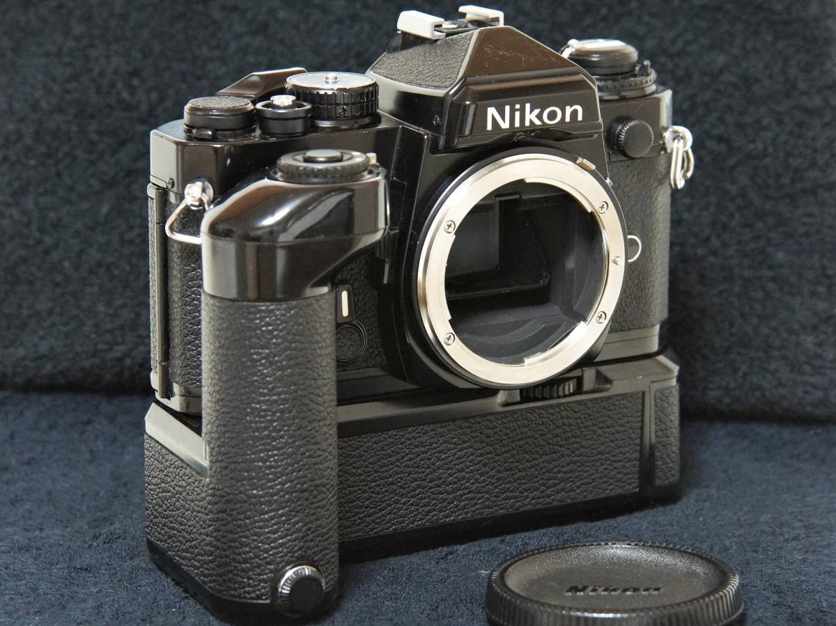 高い素材】 Nikon FE ＋モータードライブMD12付セット【作動確認済