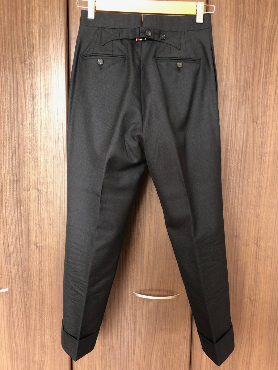 THOM BROWNE ジャケット パンツ タイ 00 チャコール ウール 定番 イタリア製 SUPER 120's TWILL トムブラウン スーツ アメリカ NEW YORK_画像6