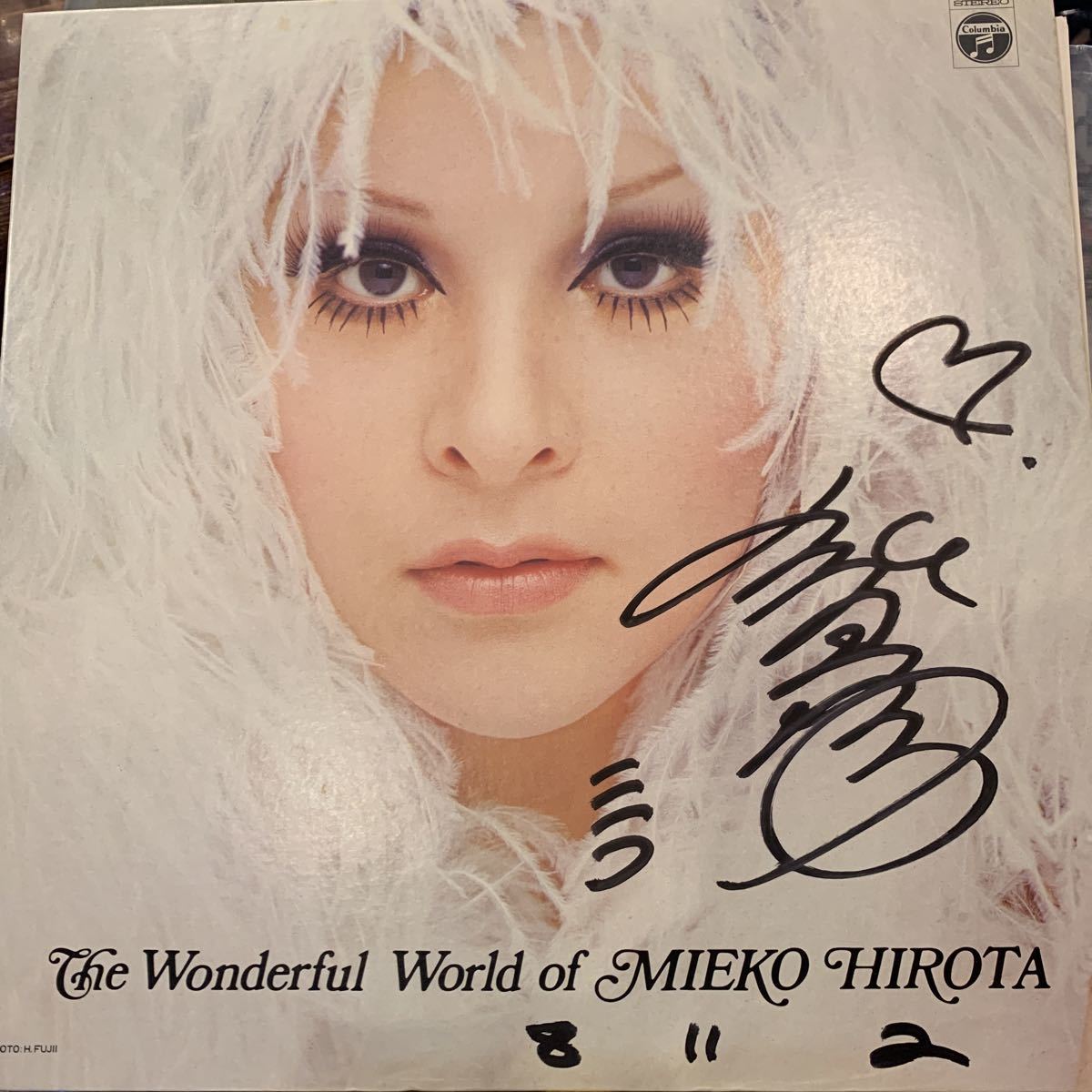 弘田三枝子 Mieko Hirota / 弘田三枝子の世界 The Wonderful World Of Mieko Hirota 中古レコード 直筆サインの画像1
