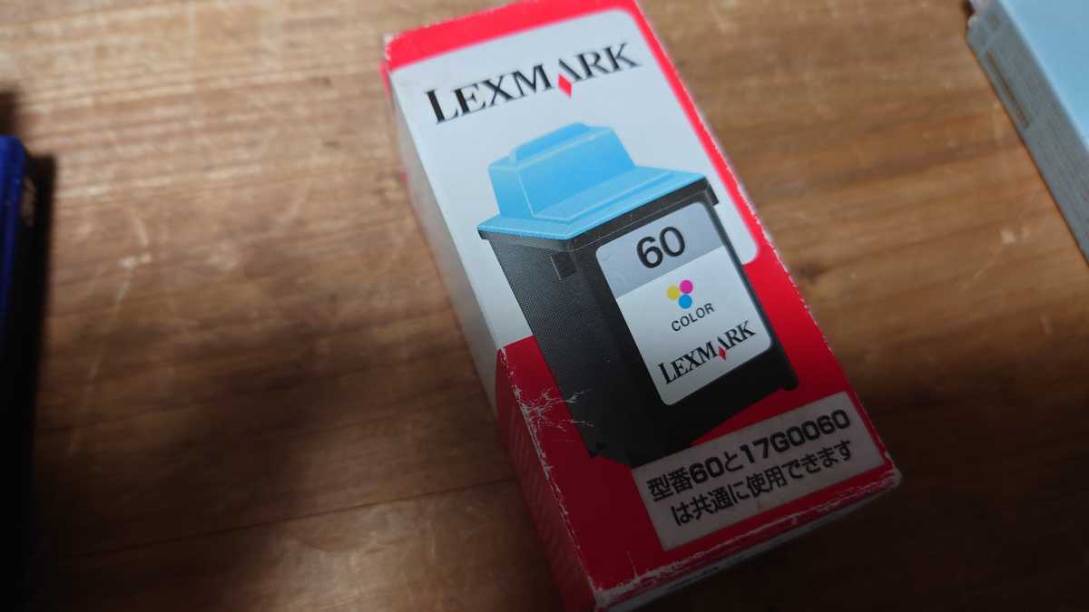 Lexmark 60 Color Ink Cartridge неиспользованный мусор