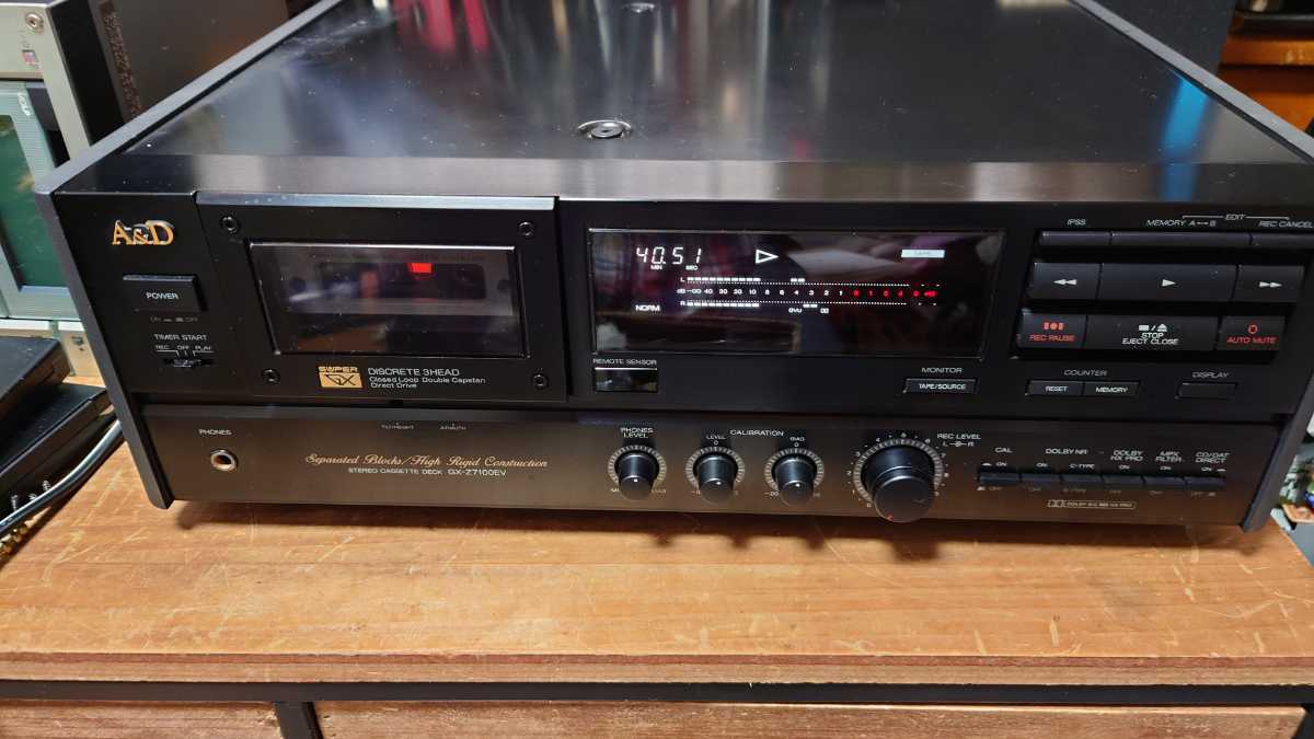 手数料安い 『ジャンク品』A＆D GX-Z7100EV ステレオカセットデッキ