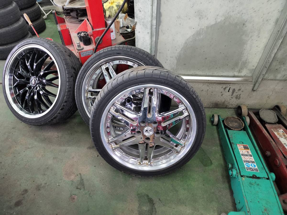 WORK ROZEST RZS 106 20インチ 245/35/20 タイヤATR SPORT 2本のみ使用