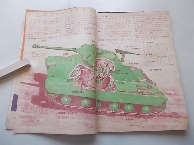 子供の科学　1951年1月号　表紙：韓国戦線に活躍するアメリカのM-26型戦車_画像4