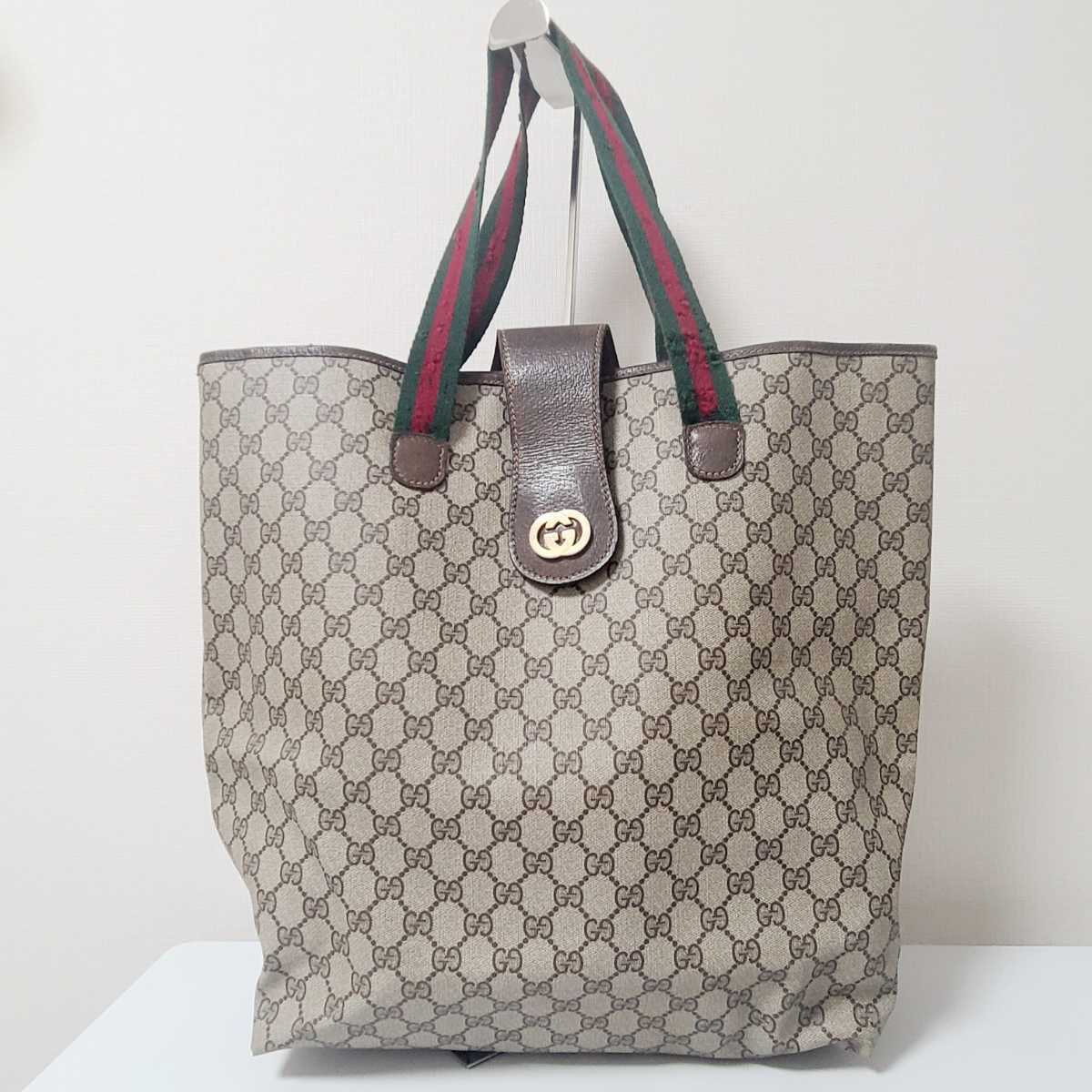 GUCCI グッチ GG シェリー トート ハンド バッグ 高級ブランド 大容量