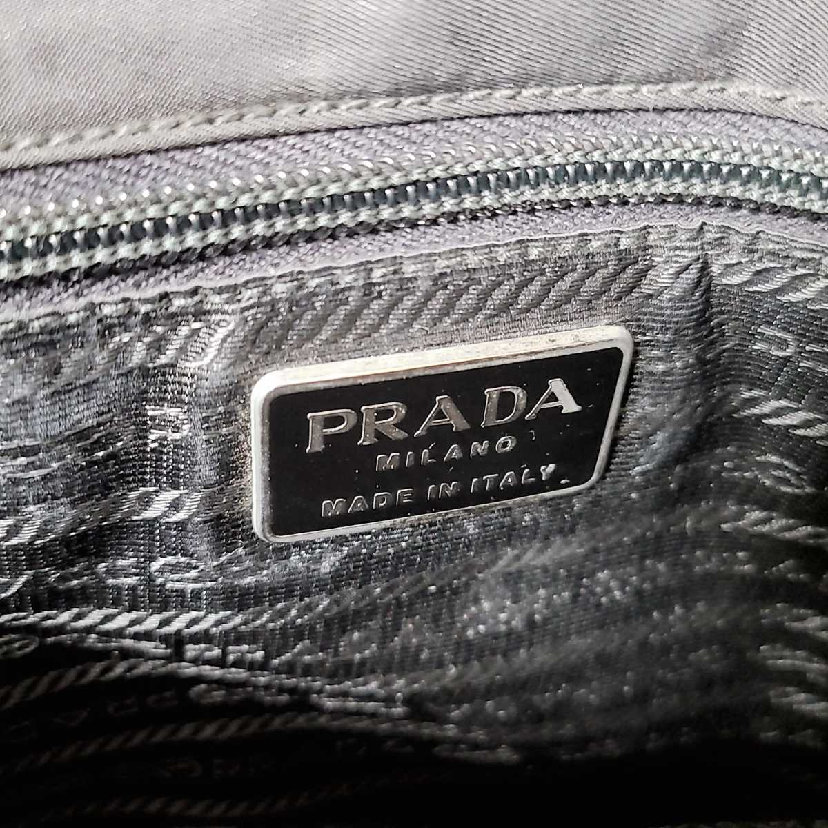 PRADA プラダ ナイロン レザー 本革 トートバッグ 高級ブランド 