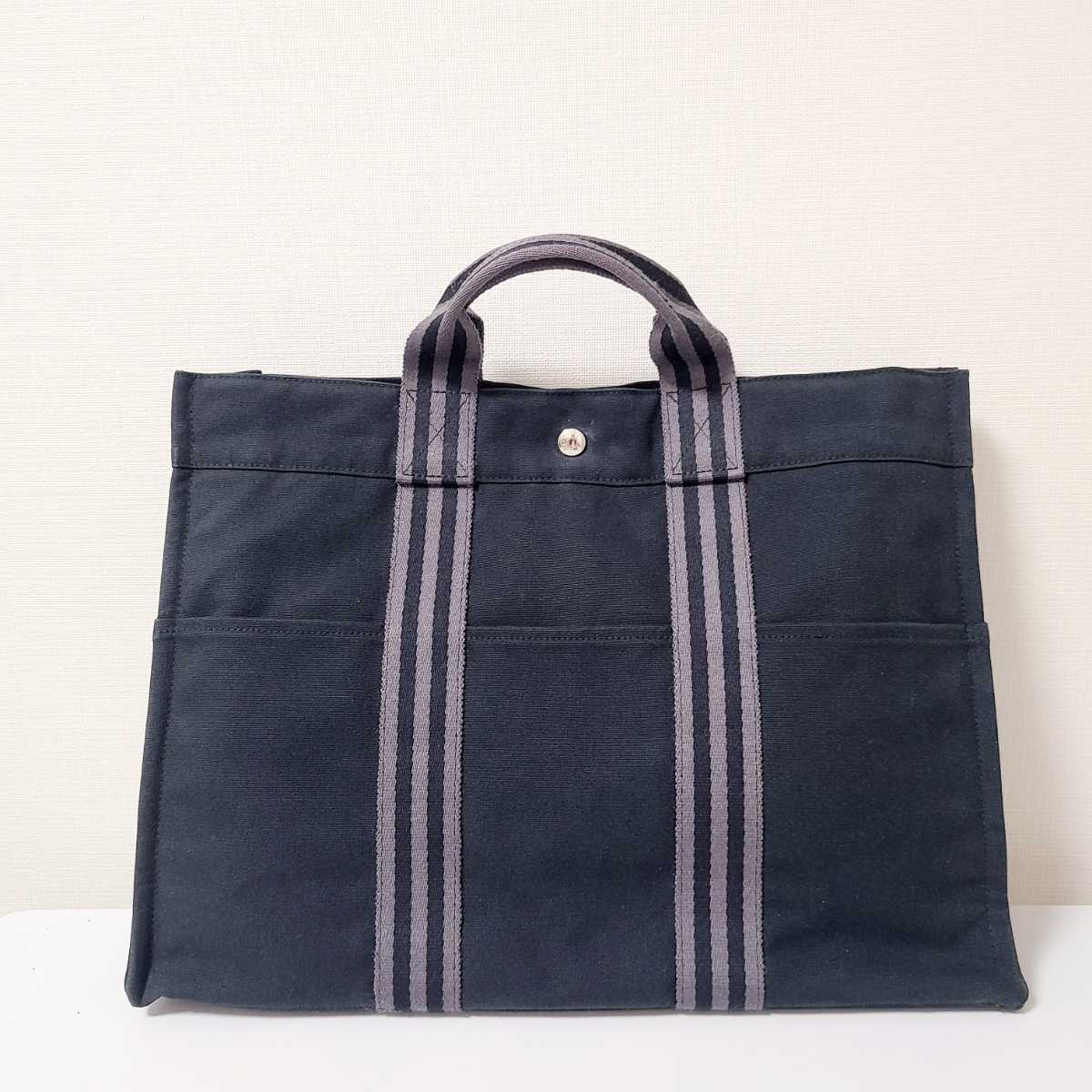 美品 HERMES エルメス フールトゥ MM ハンドバッグ 手持ちバッグ A4 大