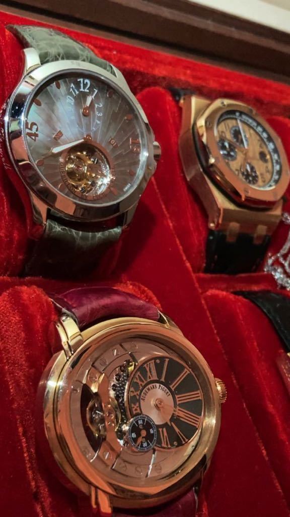 正規品セシルパーネルCECILPURNELLトゥールビヨン腕時計43ミリ腕時計定価1200万円極美品付属品完備ロイヤルオークリシャールミル_現物資産としても価値が高い逸品です