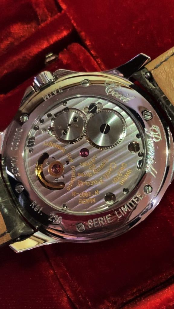 正規品セシルパーネルCECILPURNELLトゥールビヨン腕時計43ミリ腕時計定価1200万円極美品付属品完備ロイヤルオークリシャールミル_全ての製品は正規ルートで揃えた本物です