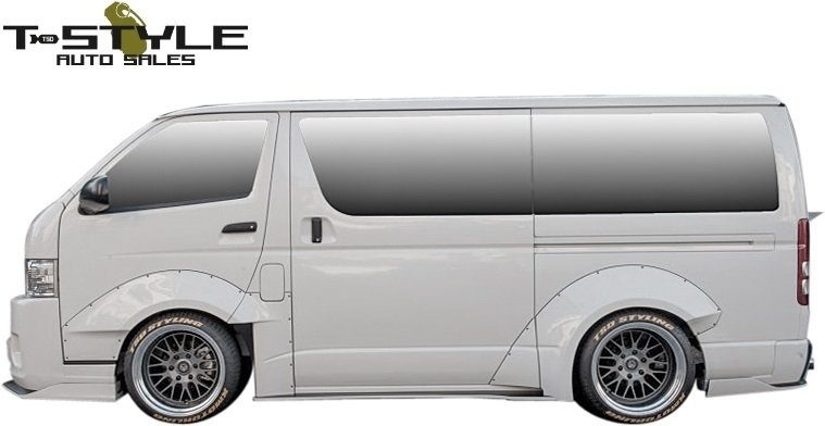 【M's】200 ハイエース 4型 ナロー ボディ (2013.11-) TSD style ワークスフェンダー + サイドステップ ／／ TSDスタイル エアロ ワイド_画像7