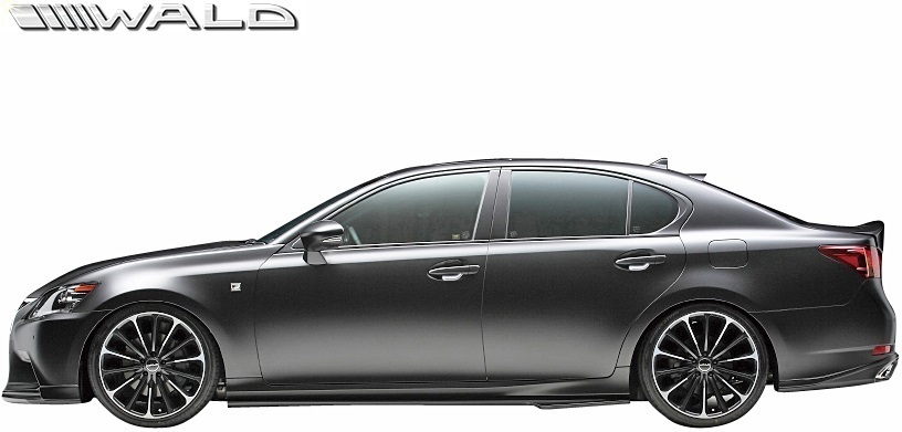 【M's】レクサス GS250/GS350 F-SPORT GRL10 (H24.1-H27.11) WALD EXECUTIVE LINE エアロキット 3点SET(F+S+R)／／ABS製 LEXUS GS ヴァルド_画像2