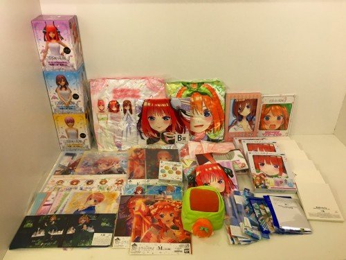 フィギュア　グッズ セット ② 検索： ぬいぐるみ のれん 五等分の花嫁 中野一花 二乃 三玖 四葉 五月 菅66_画像1