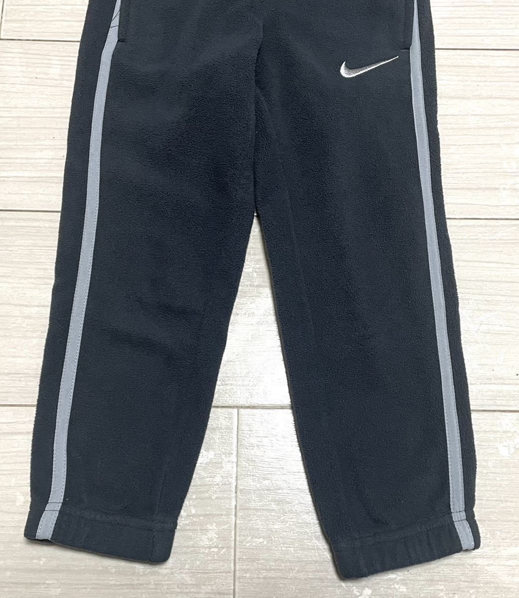 美品☆送料無料☆NIKE ナイキ THERMA-FIT キッズ ジャージパンツ グレー ズボン 子供 数字表記サイズ:4