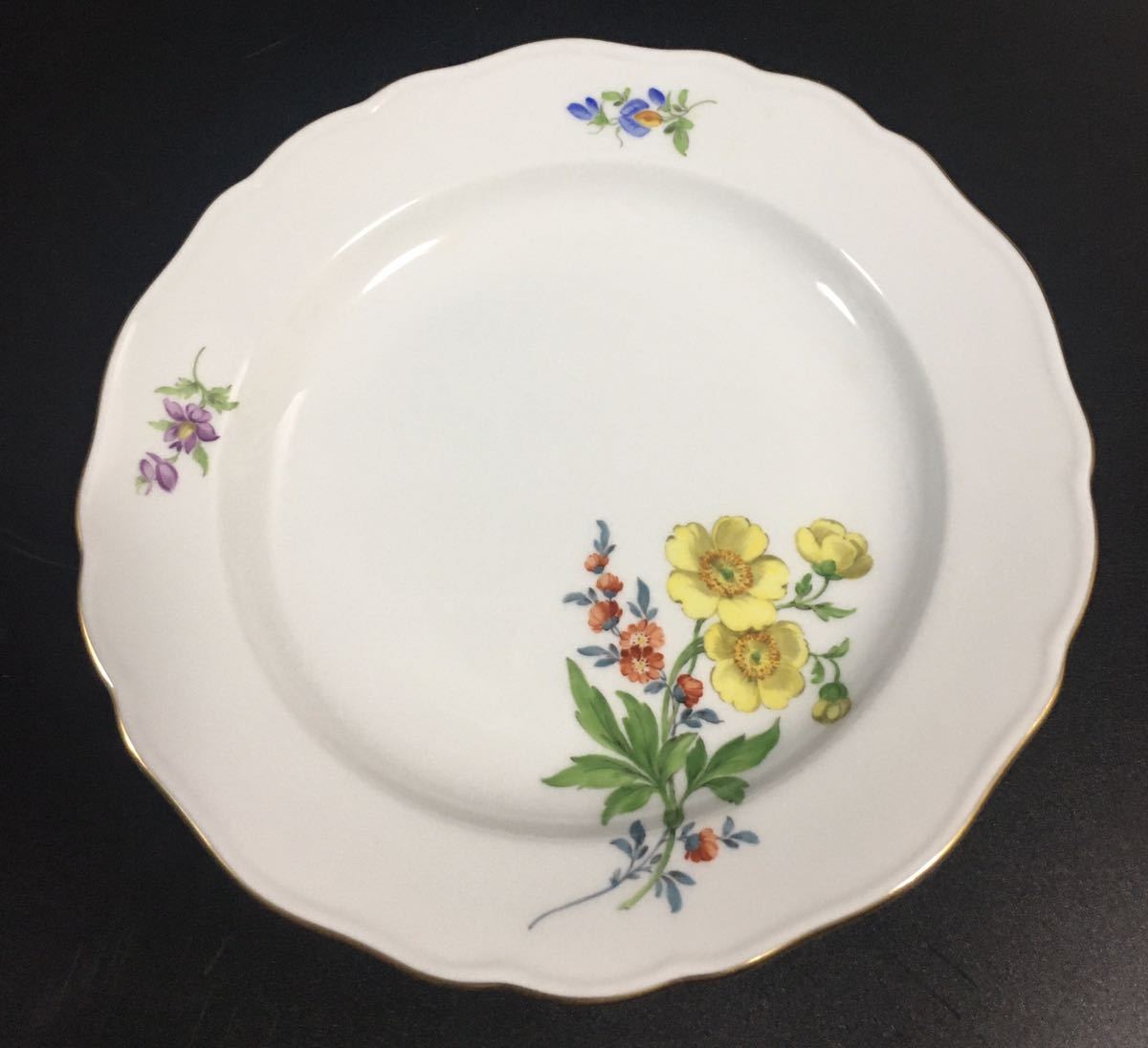 1円〜送料無料 マイセン Meissen ベーシックフラワー 二つ花 デザート