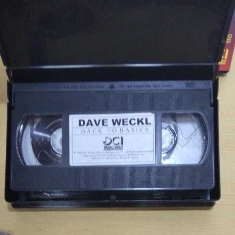 デイヴ・ウェックル DAVE WECKL  BACK TO BASICS ザ・ネクスト・ステップ VHS DAVE WECKL THE NEXT STEP ドラム教則ビデオ 計２本 Z8の画像3