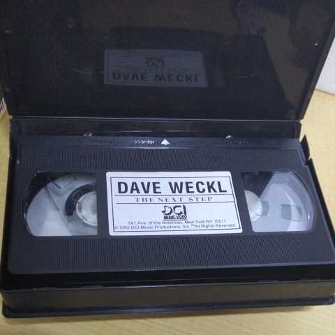 デイヴ・ウェックル DAVE WECKL  BACK TO BASICS ザ・ネクスト・ステップ VHS DAVE WECKL THE NEXT STEP ドラム教則ビデオ 計２本 Z8の画像4