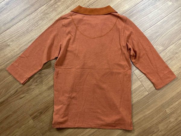  unused goods Anachronorm hole Chrono -m polo-shirt orange size 00