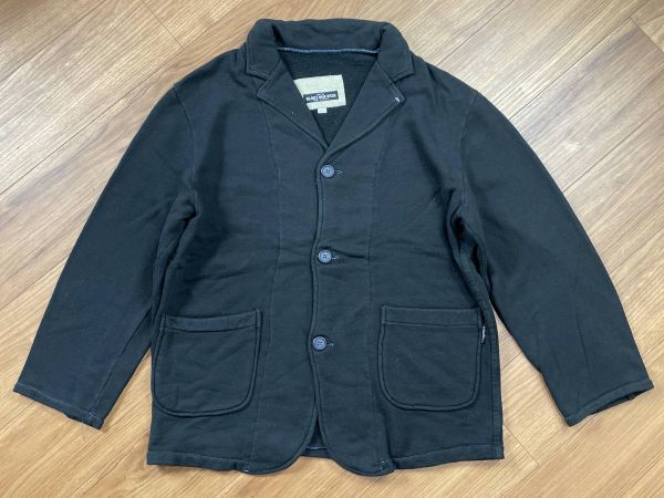 未使用品 BALANCE WEAR DESIGN バランスウェアデザイン スウェット ジャケット ブラック 黒 サイズL_画像1