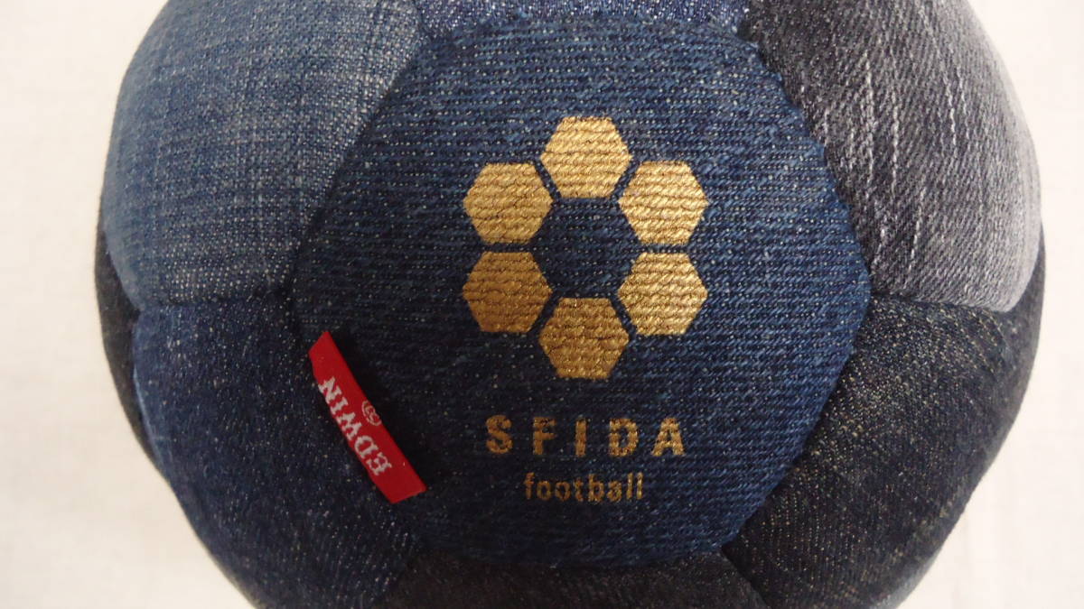 EDWIN x SFIDA football collaboration Denim ball 503 piece limitation futsal Edwin Sfida 