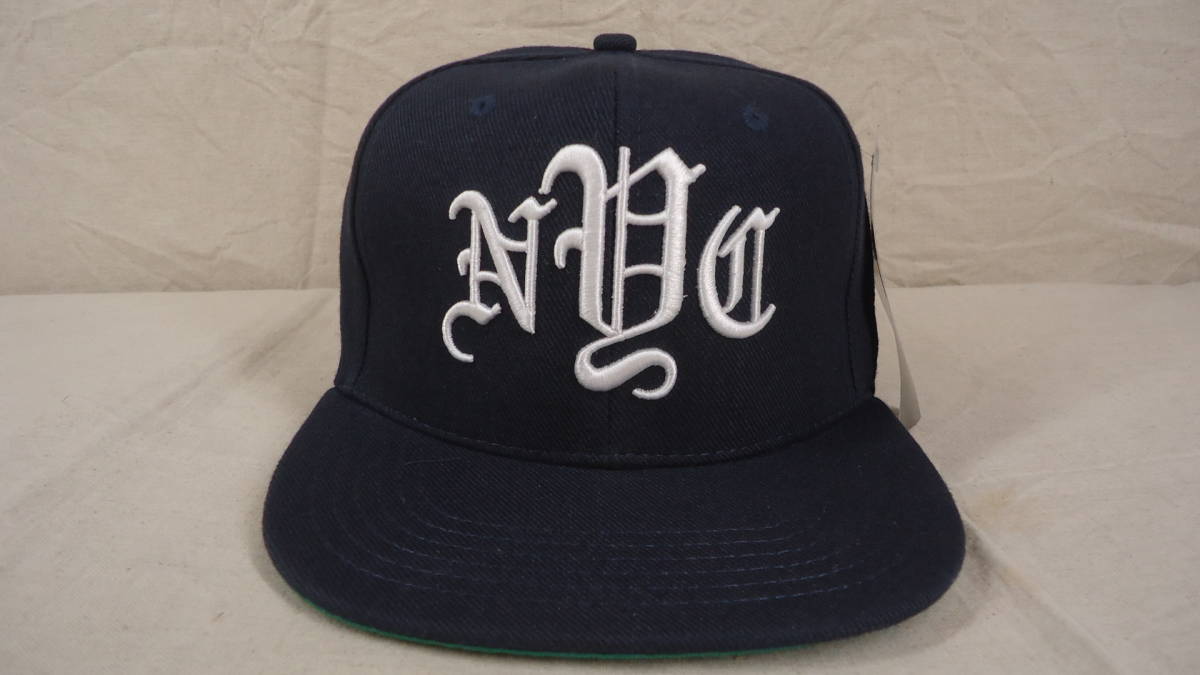 40oz NYC NYC Snap-Back Hat 紺 50%off 半額 フォーティーオンス 帽子 CAP スナップバック スケートボード キャップ_画像2