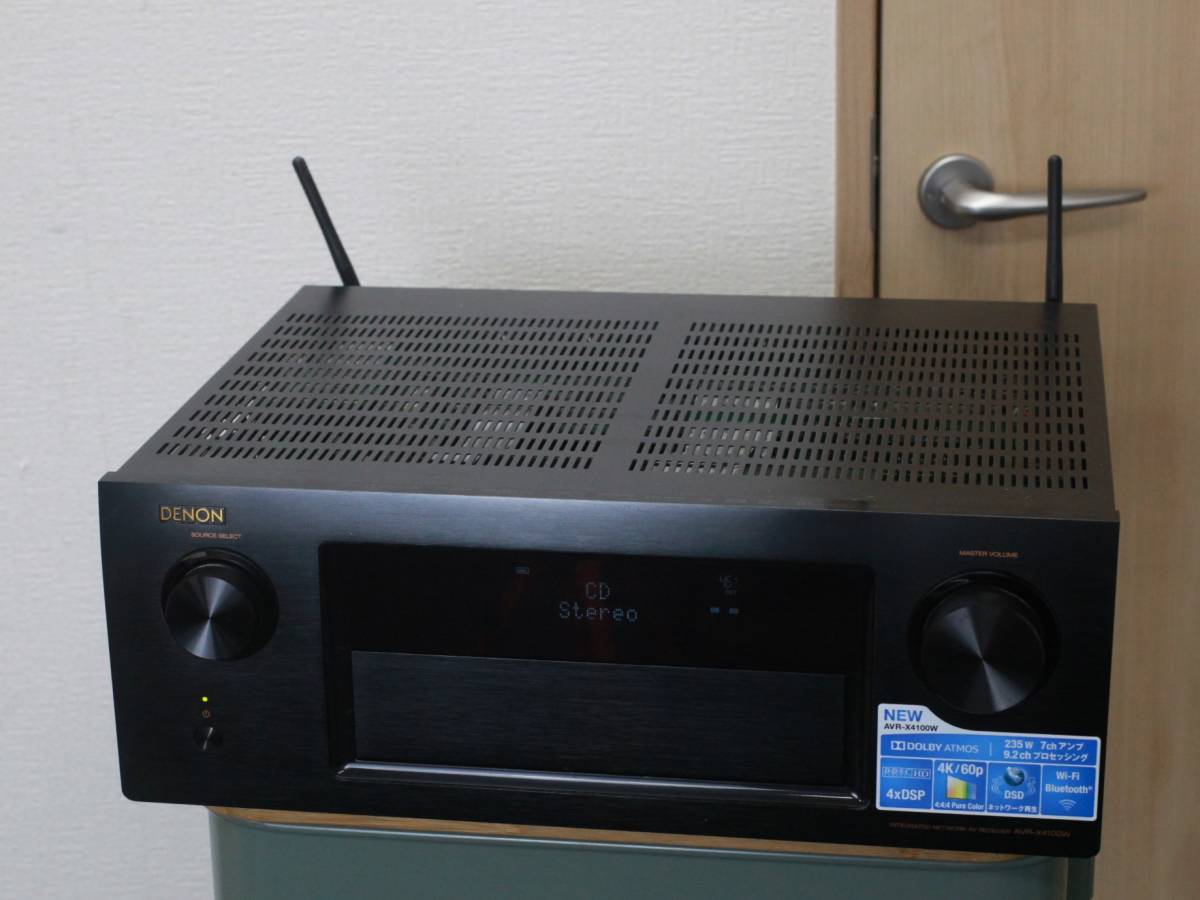 ☆美品 DENON AVR-X4100W AVレシーバー リモコン付き☆ www