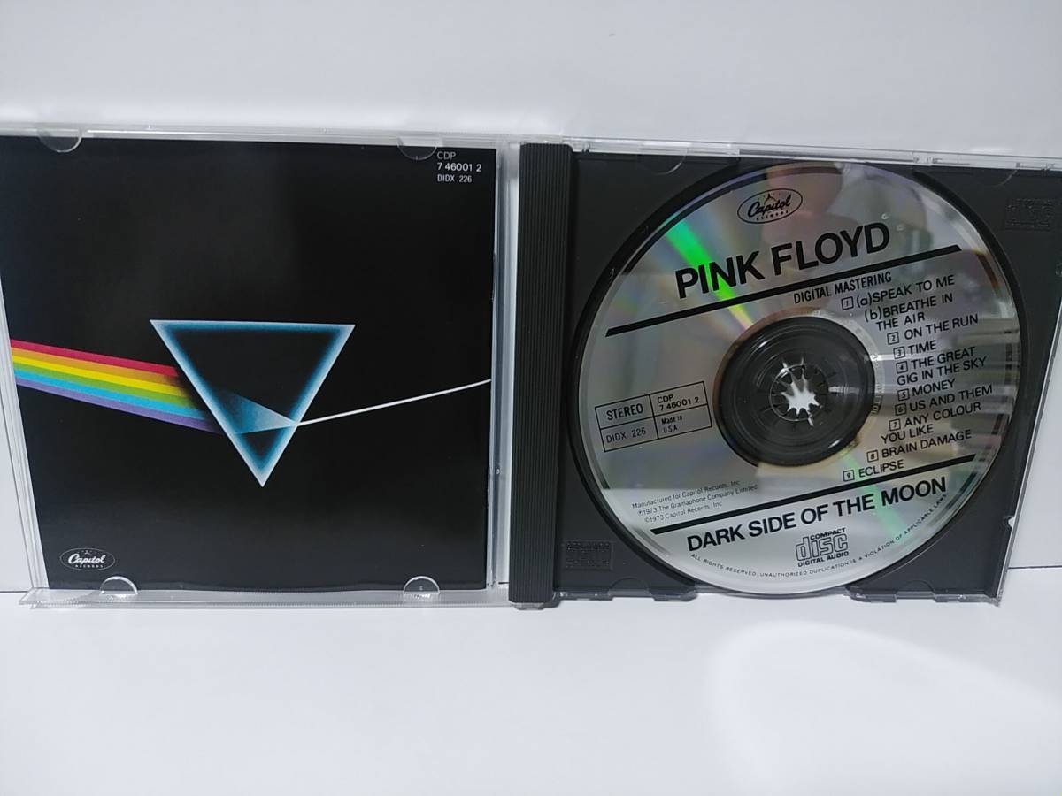 ピンク・フロイド/Pink Floyd/狂気/The Dark Side of the Moon/アルバム/CDP 7 46001 2/中古品輸入盤_画像4