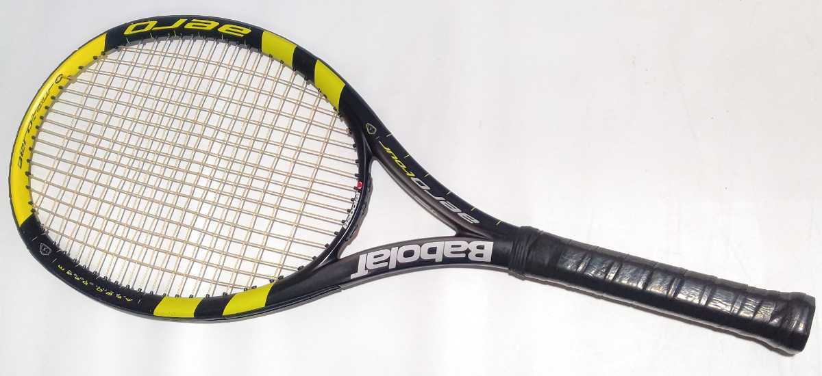 バボラ babolat AERO TOUR アエロツアー G2 硬式 テニスラケット 中古 送料無料 即決_画像1