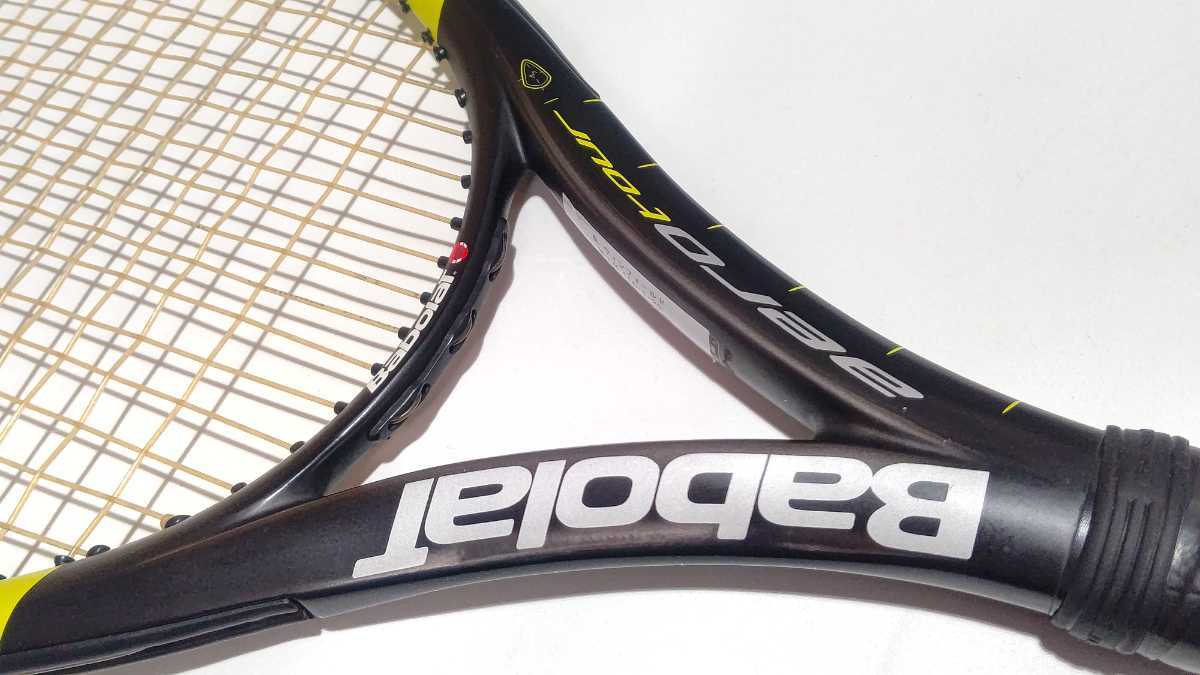 バボラ babolat AERO TOUR アエロツアー G2 硬式 テニスラケット 中古 送料無料 即決_画像4