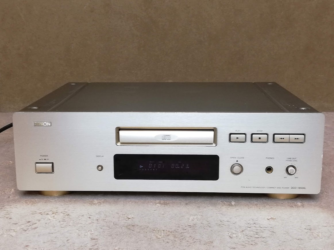 73%OFF!】 DENON CDプレーヤー デノン DCD-1650AL agapeeurope.org