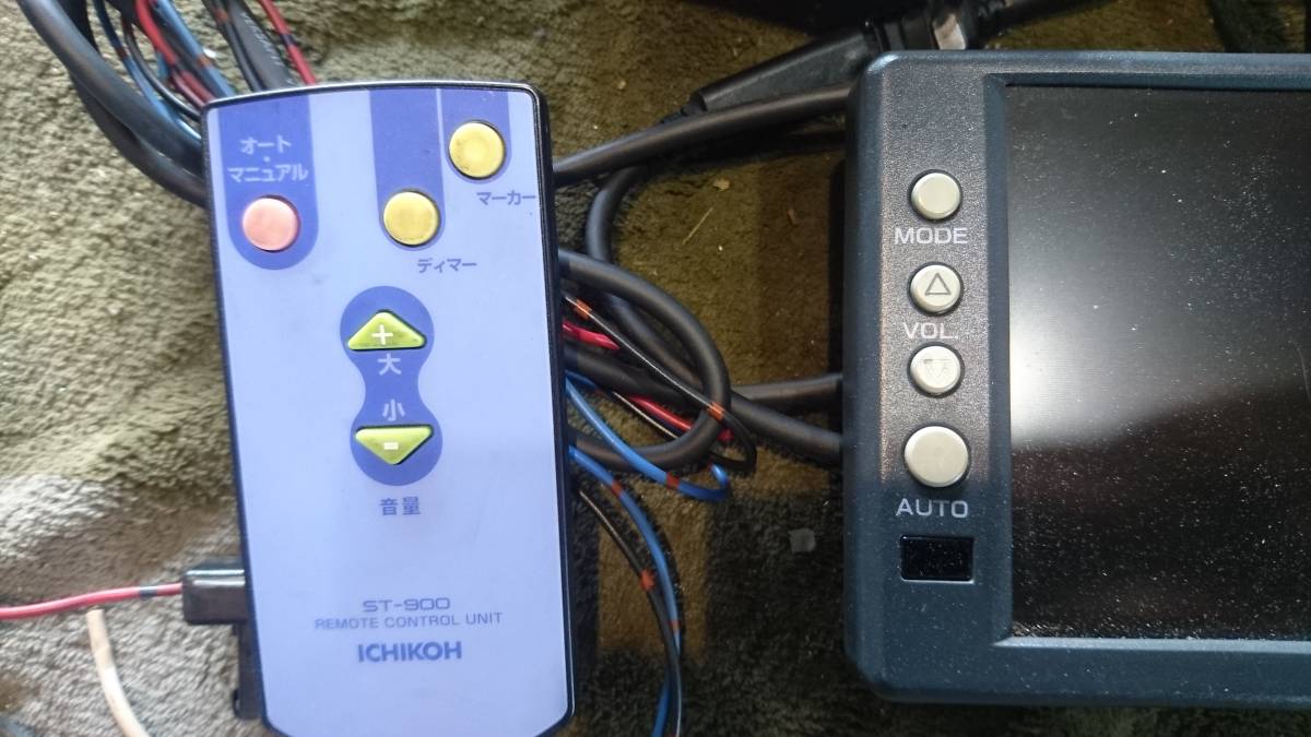 ICHIKOH 市光　バックカメラ/モニター/リモコン ST-900　セット12V/24V ★動作確認★ ケーブル約20M R4-6-25_画像3