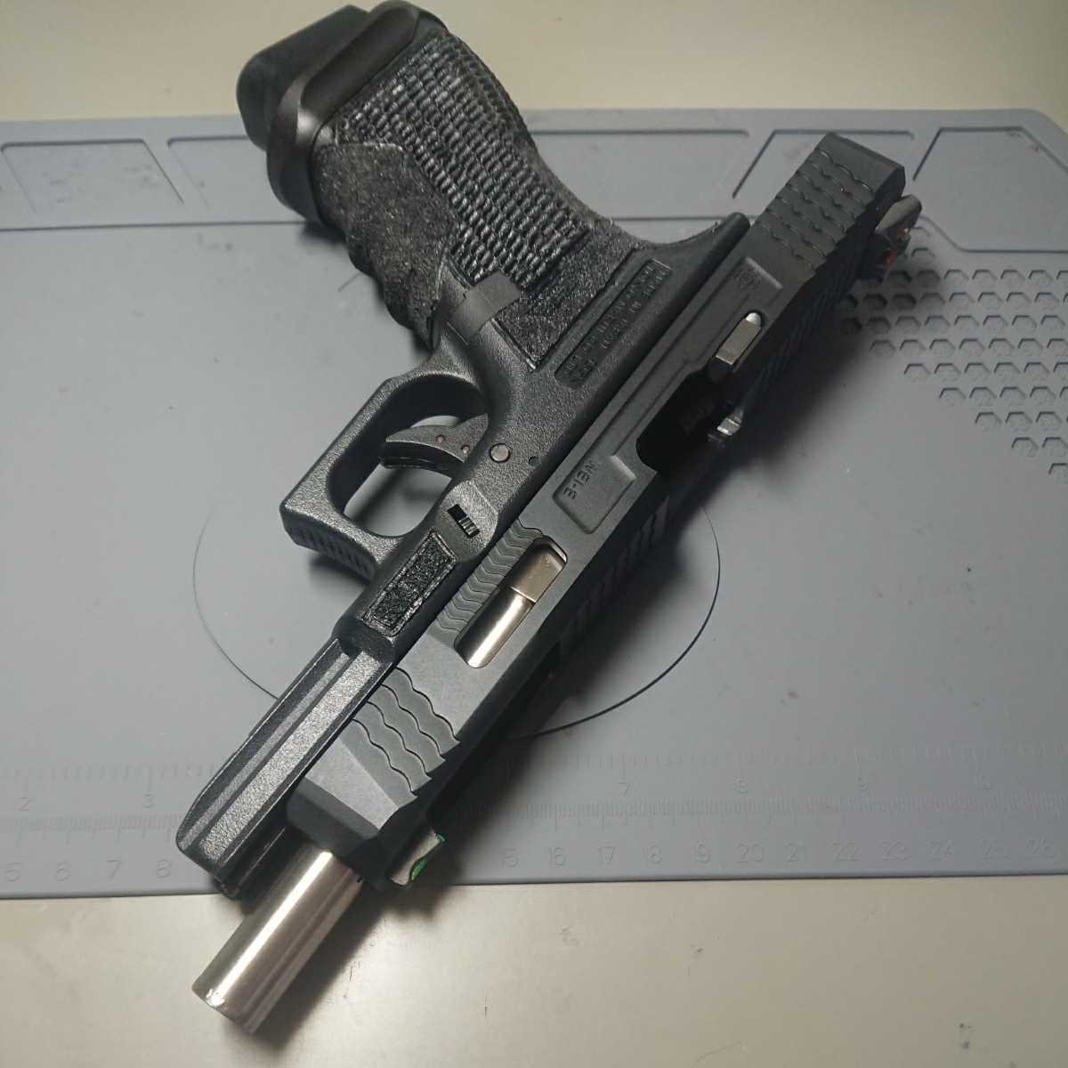 We-tech ガスガン Glock G34 ステッピング+ハイグリップ加工 東京マルイ グロック G17 22 SAI TTI SLR WAR  AgencyArms FI