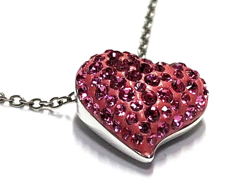  как новый Swarovski розовый Heart колье подвеска crystal SWAROVSKI аксессуары Swarovski фирма 