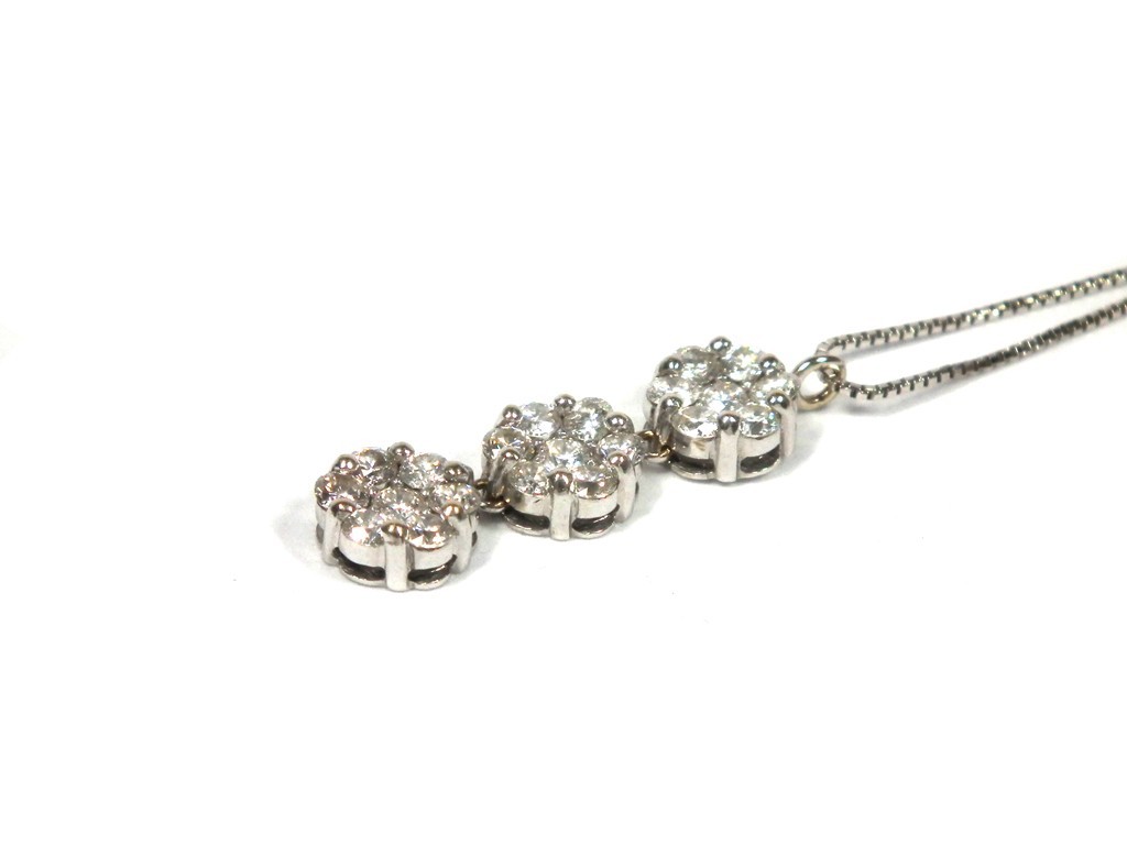 美品 ノンブランドジュエリー ダイヤ ネックレス 1.50ct