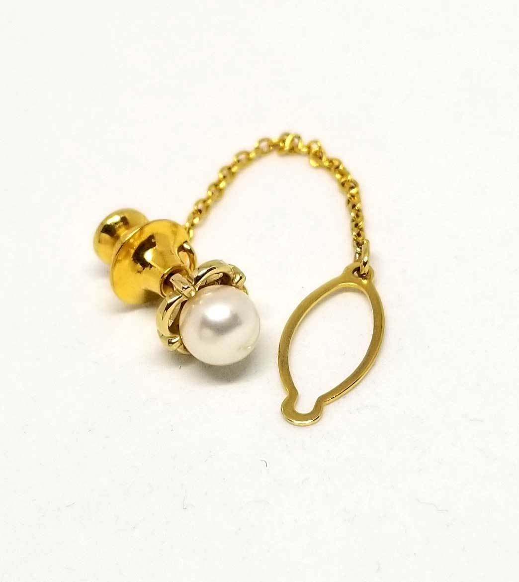 ブランド雑貨総合 美品 ミキモト 真珠 タイピン ＭＩＫＩＭＯＴＯ