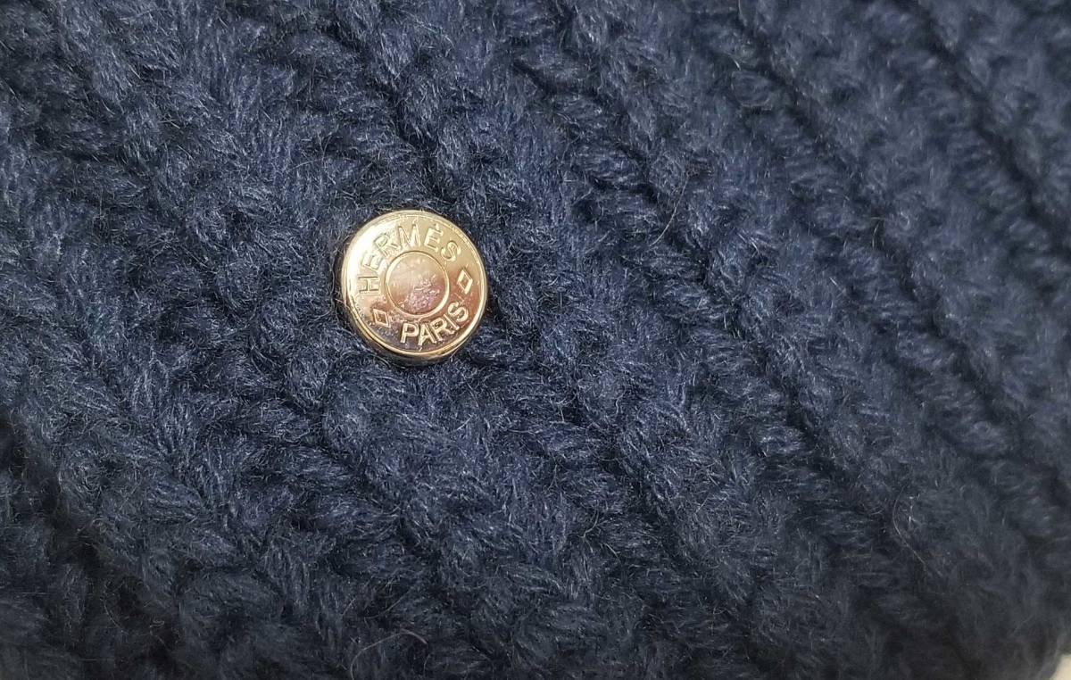 新品同様 エルメス ニットキャップ セリエ 帽子 ニット帽 ニット帽子