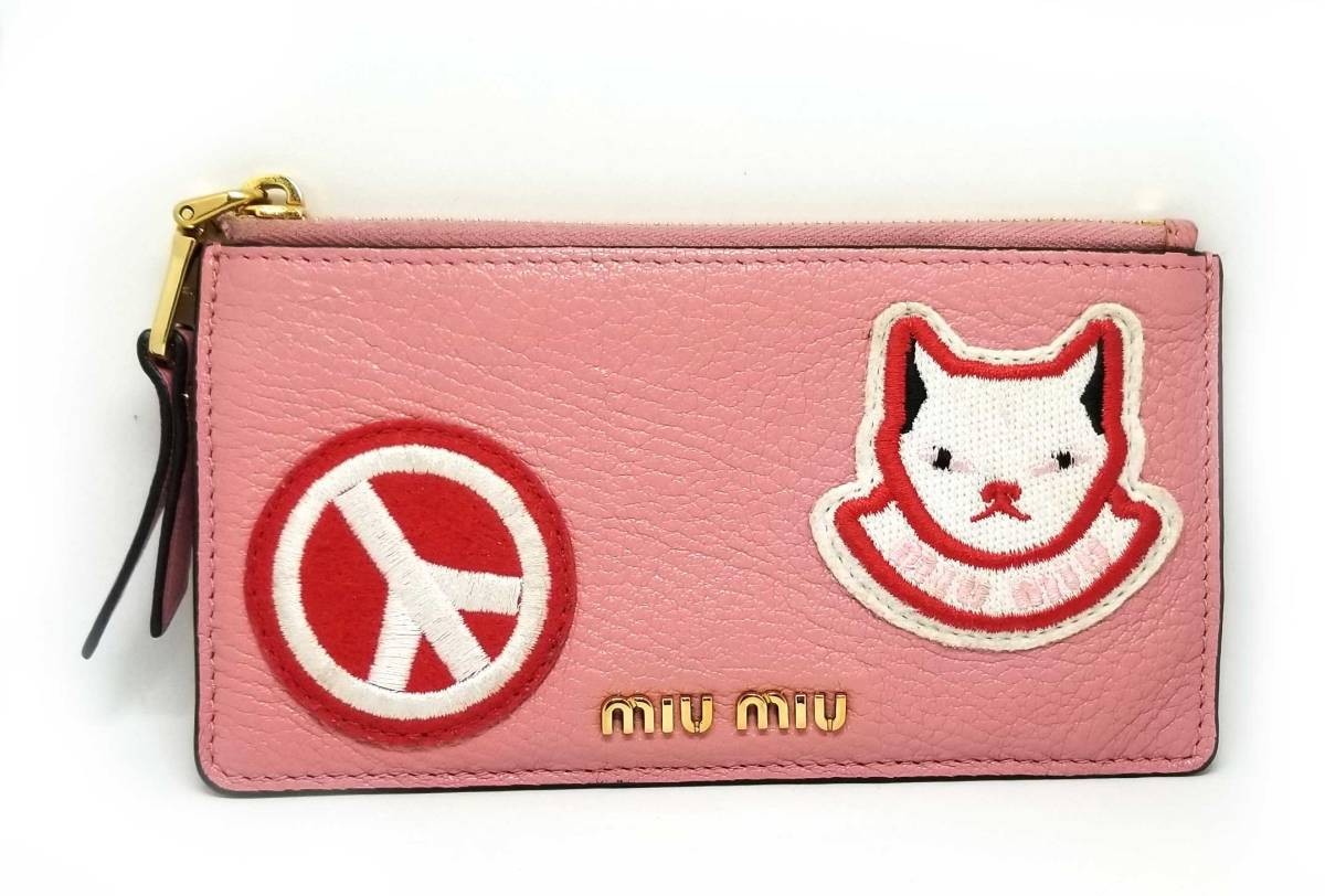 完売】 カードケース コインケース ミュウミュウ 小銭入れ MIUMIU