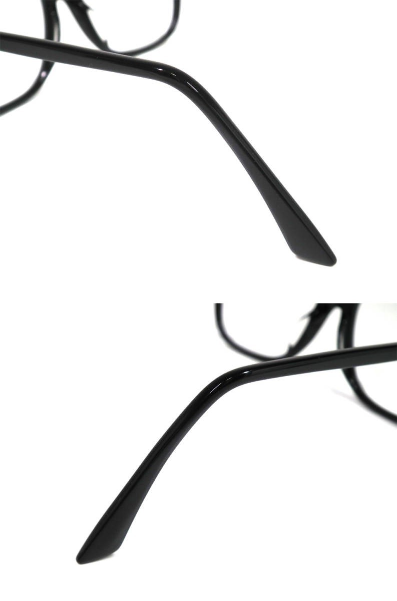 新品同様 グッチ メガネ めがね ロゴ フレーム 眼鏡フレーム クリア メガネフレーム グレー メンズ GUCCI めがねフレーム 眼鏡 ＧＧ0018_画像6