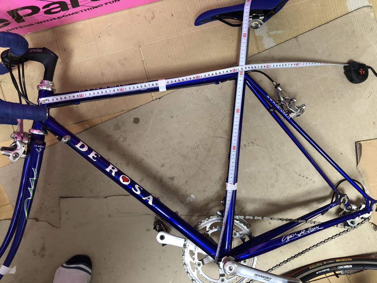 Yahoo!オークション - 自転車 デローザ 鉄ロードバイク DE ROSA Yahoo!オークション - 自転車 デローザ 鉄ロードバイク DE ROSA