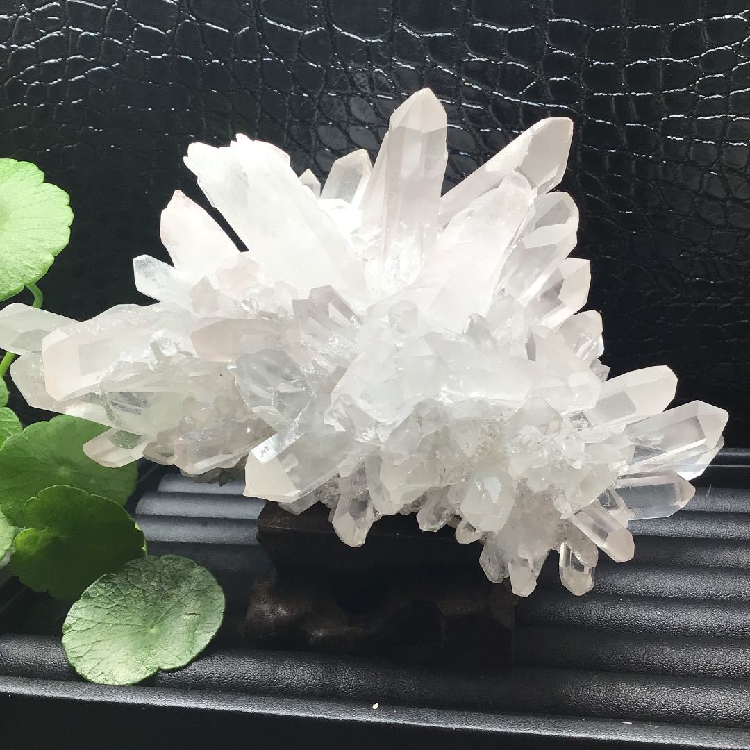 スター雪美人【爆レア 聖美 結晶】マニカラン産ヒマラヤ水晶クラスター