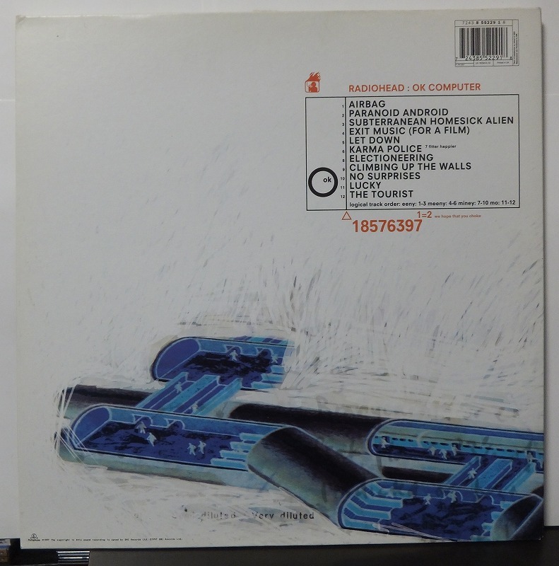 レディオヘッド RADIOHEAD - OK COMPUTER /UK盤/中古2LP!!2739_画像2