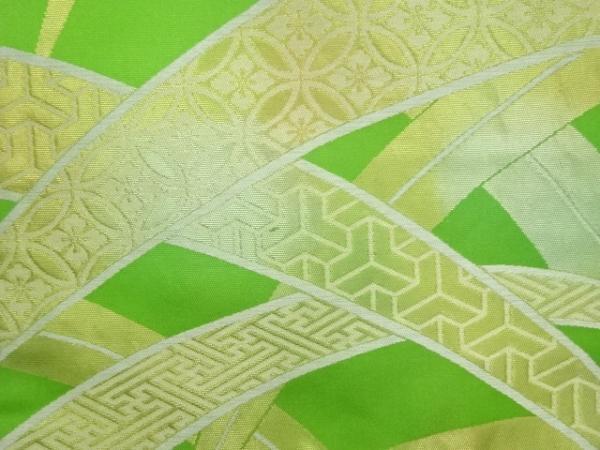 宗sou 川島織物製　芝草に古典柄模様織出し名古屋帯【リサイクル】【着】_画像3