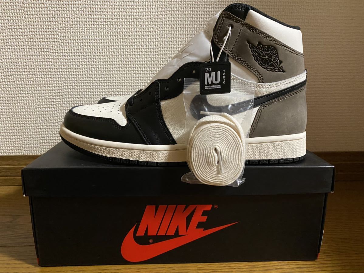 NIKE AIR JORDAN 1 HIGH OG SAIL/DARK MOCHA-BLACK 27.5cm の商品詳細