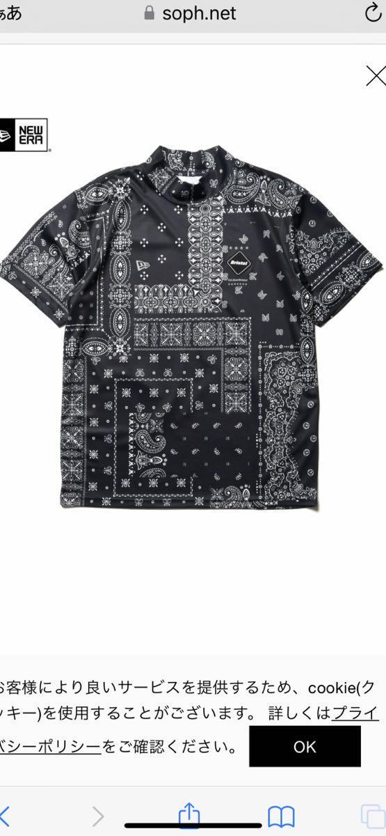 FCRB New Era Bandana Mock Neck Shirt 黒 L | viratindustries.com