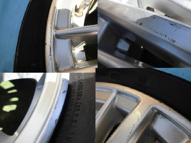 200 series Hiace installation .BS Granverd HC1 wheel 2021 year new goods white ribbon tire 4ps.@SET 6H-139.7 15 -inch 215/70R15C 109/107Q 8PR