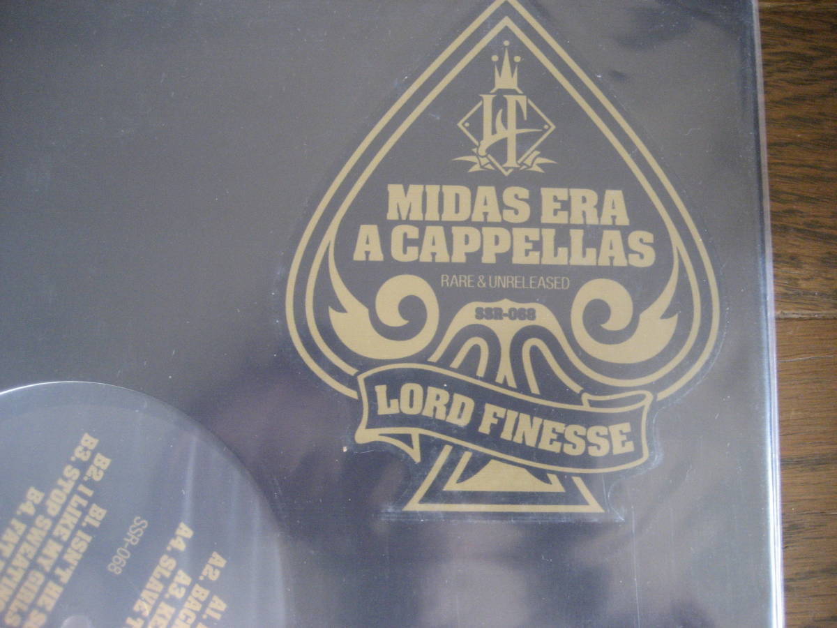 新品LP LORD FINESSE ロード・フィネス MIDAS ERA A CAPPELLAS (RARE