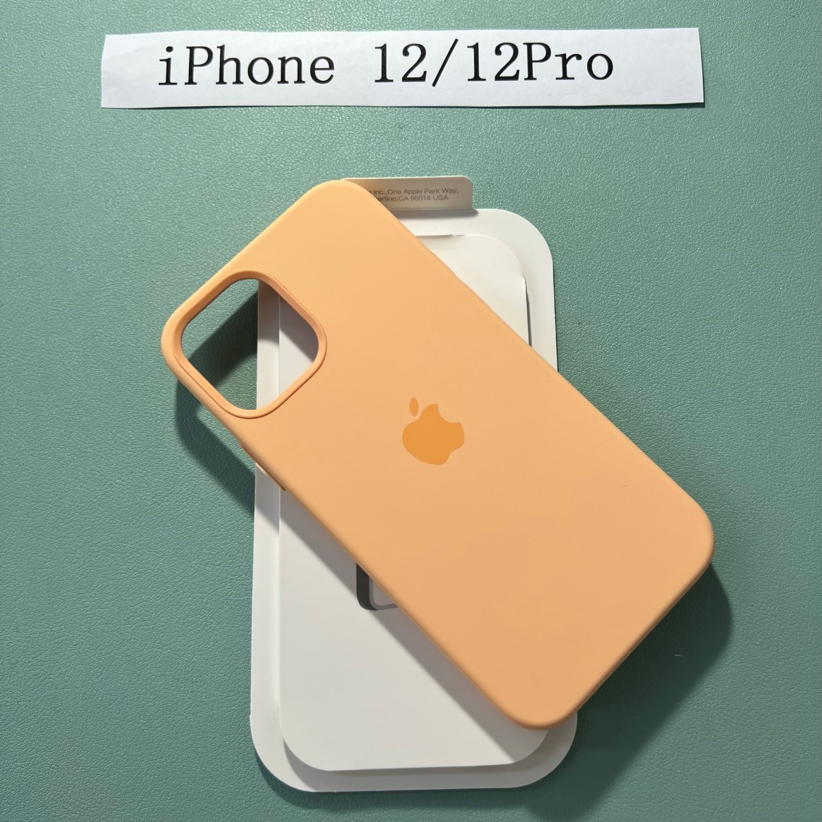 純正】iPhone12Promaxシリコーンケース-カンタロープ | www
