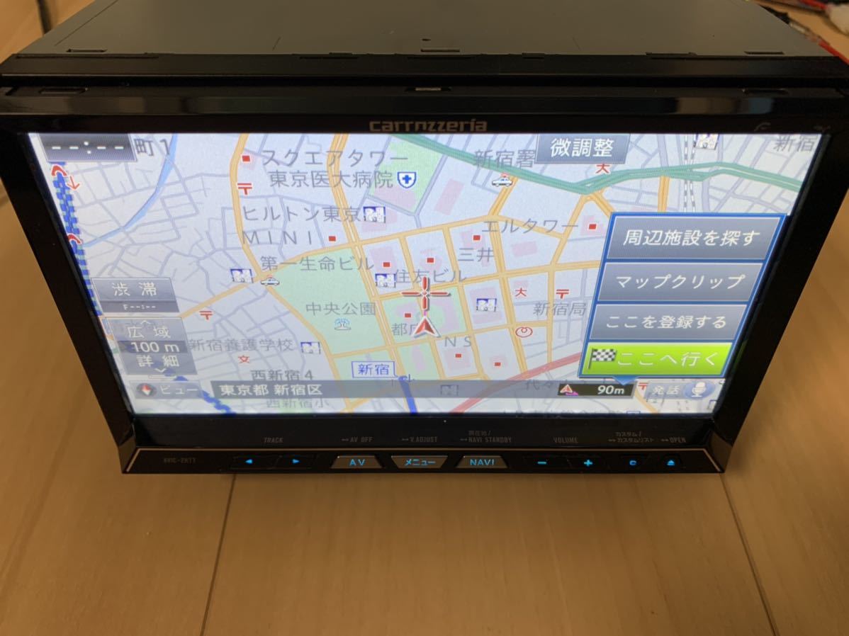 カロッツェリアAVIC-ZH77(送料込み) 送料無料 即決 カロッツェリア AVIC-ZH77 HDDナビ フルセグ