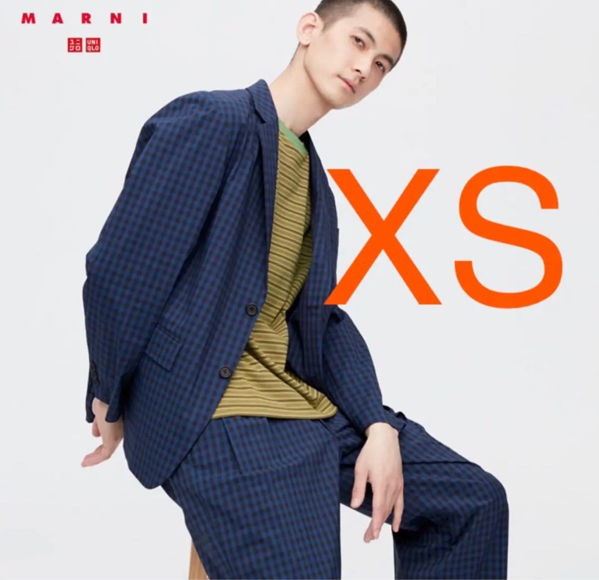 ファッションの ユニクロ marni テーラードジャケット(ブルーチェック) XS XS - akgtcanada.com