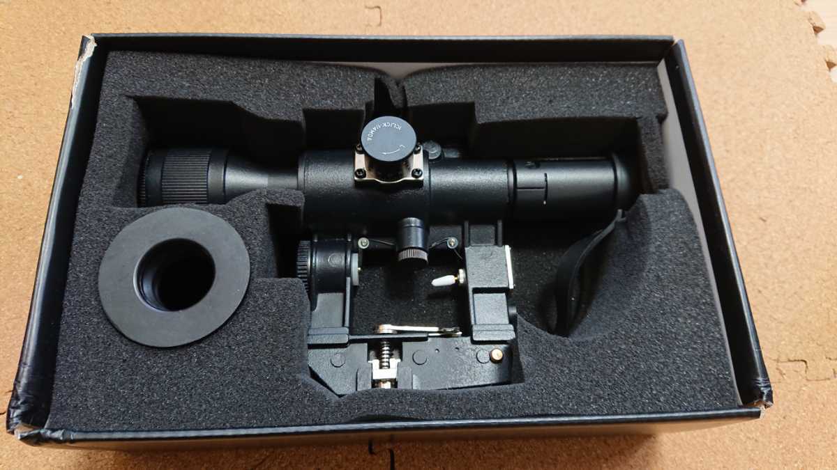 SVD ドラグノフスコープ 4倍固定 ライフルスコープ 電動ガン エアガン